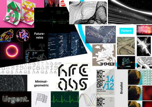 Moodboard of visual themes